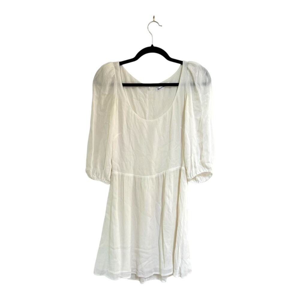 Reformation Rose Dress in White Size 4